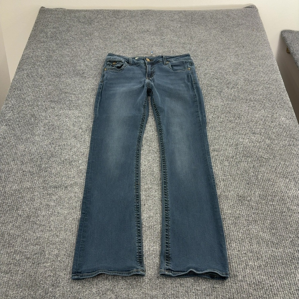 Kut from the Kloth Jeans Women 12S Blue Denim Natalie High Rise Bootcut Casual